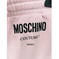 Dievčenské teplákové nohavice s logom ružové MOSCHINO